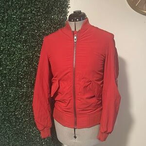 River Island Red Bomber Jacket